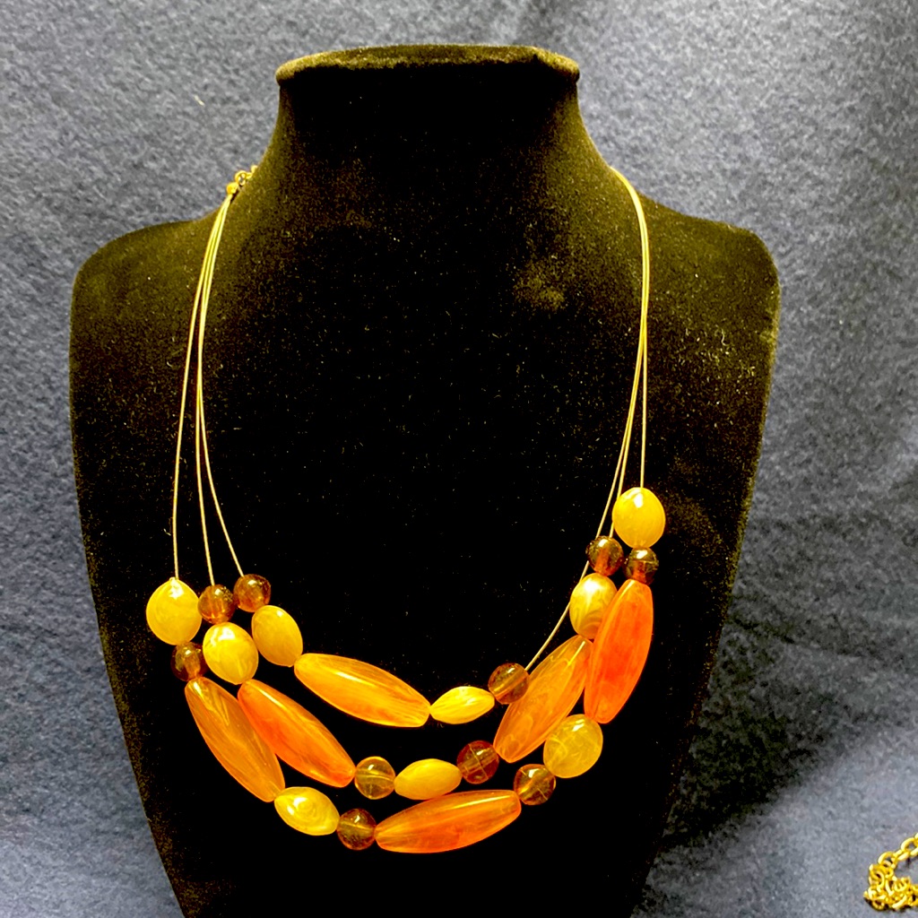Two Costume Jewelry Necklaces